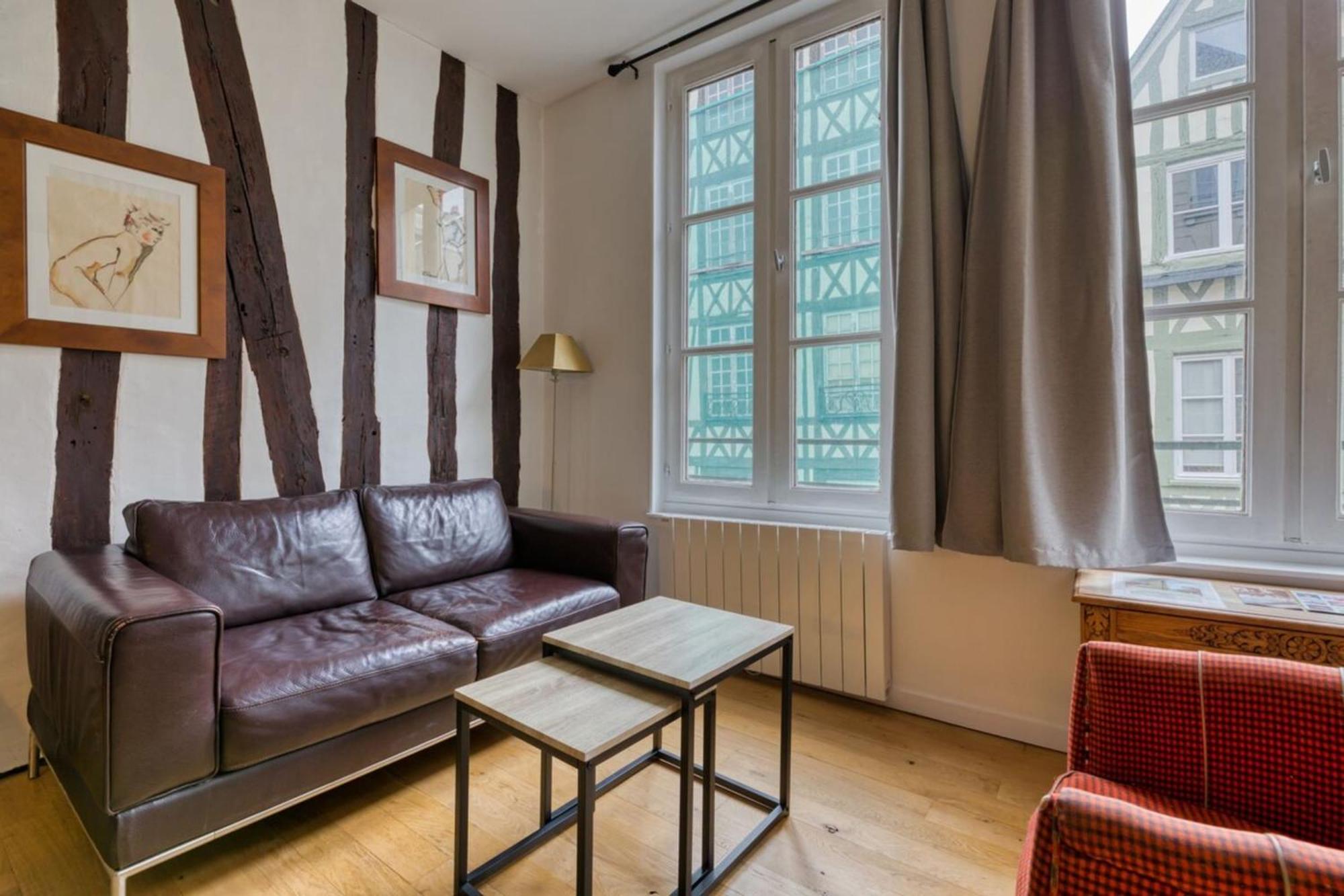 Le Charmant F2 Rue Du Gros Horloge A Rouen! Bagian luar foto